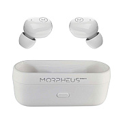 Morpheus 360 Spire True Wireless Earbuds Bluetooth In-Ear Headphones with Microphone, Pearl White (MHSTW1500W)