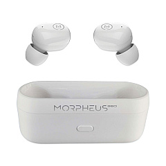 Morpheus 360 Spire True Wireless Earbuds Bluetooth In-Ear Headphones with Microphone, Pearl White (MHSTW1500W)
