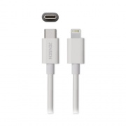 JENSEN USB-C to Lightning Cable, 6 ft, White (JU832CL6V)