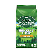 Green Mountain Coffee Roasters Roasters Roasters Breakfast Blend Whole Bean Coffee, 18 oz Bag (GMT7567EA)