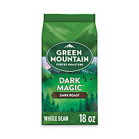 Green Mountain Coffee Roasters Roasters Roasters Dark Magic Whole Bean Coffee, 18 oz Bag (GMT7568EA)
