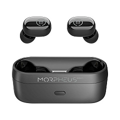 Morpheus 360 Spire True Wireless Earbuds Bluetooth In-Ear Headphones with Microphone, Pure Black (MHSTW1500B)