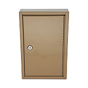 CONTROLTEK Key Lockable Key Cabinet, 30-Key, Metal, Sand, 8 x 2.63 x 12.13 (CNK500130)