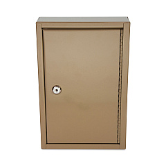 CONTROLTEK Key Lockable Key Cabinet, 30-Key, Metal, Sand, 8 x 2.63 x 12.13 (CNK500130)