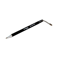 CONTROLTEK Replacement Antimicrobial Counter Chain Ballpoint Counter Pen, Medium, 1 mm, Black Ink, Black (CNK555565)