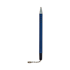 CONTROLTEK Antimicrobial Ballpoint Counter Pen, Medium, 1 mm, Blue Ink, Blue (CNK555566)