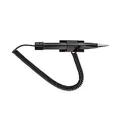 CONTROLTEK Wedgy Secure Antimicrobial Ballpoint Counter Pen, Fine 0.5 mm, Black Ink, Black (CNK555567)