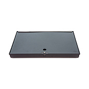 CONTROLTEK Plastic Currency and Coin Tray, Coin/Cash, 10 Compartments, 16 x 11.25 x 2.25, Black (CNK500063)