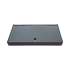 CONTROLTEK Plastic Currency and Coin Tray, Coin/Cash, 10 Compartments, 16 x 11.25 x 2.25, Black (CNK500063)
