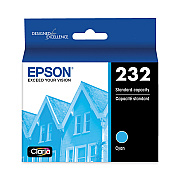 Epson T232220S (T232) Claria Ink, 165 Page-Yield, Cyan
