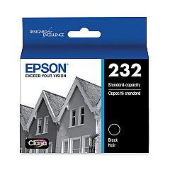 Epson T232120S (T232) Claria Ink, 165 Page-Yield, Black