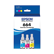Epson T664520-S (664) Ultra High-Yield Ink, Cyan/Magenta/Yellow