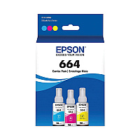 Epson T664520-S (664) Ultra High-Yield Ink, Cyan/Magenta/Yellow