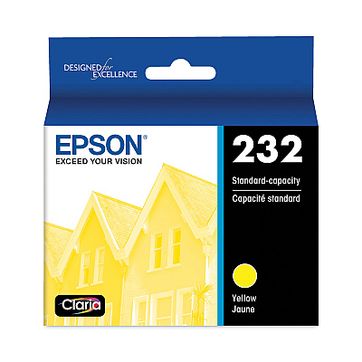 Epson T232420S (T232) Claria Ink, 165 Page-Yield, Yellow