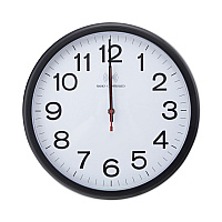 Universal Deluxe 13 1/2" Indoor/Outdoor Atomic Clock, 13.5" Overall Diameter, Black Case, 1 AA (sold separately) (UNV10417)