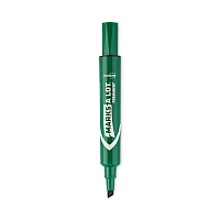Avery MARKS A LOT Regular Desk-Style Permanent Marker, Broad Chisel Tip, Green, Dozen (7885) (AVE07885)