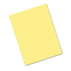 Pacon Riverside Construction Paper, 76 lb Text Weight, 18 x 24, Yellow, 50/Pack (103457)