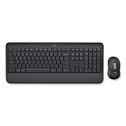 Logitech Signature MK650 Wireless Keyboard and Mouse Combo for Business, 2.4 GHz Frequency/32 ft Wireless Range, Graphite (LOG920010909)