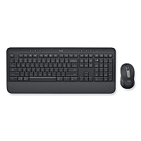 Logitech Signature MK650 Wireless Keyboard and Mouse Combo for Business, 2.4 GHz Frequency/32 ft Wireless Range, Graphite (LOG920010909)