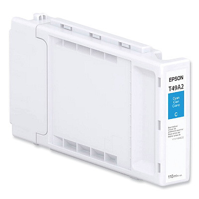 Epson T49A220 (T49A) UltraChrome PRO6 High-Yield Ink, 110 mL, Cyan