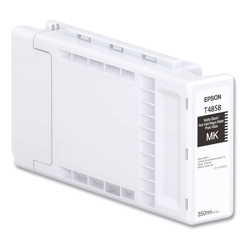 Epson T48S820 (T48S) UltraChrome PRO6 High-Yield Ink, 350 mL, Matte Black