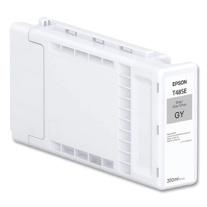 Epson T48SE20 (T48S) UltraChrome PRO6 High-Yield Ink, 350 mL, Gray