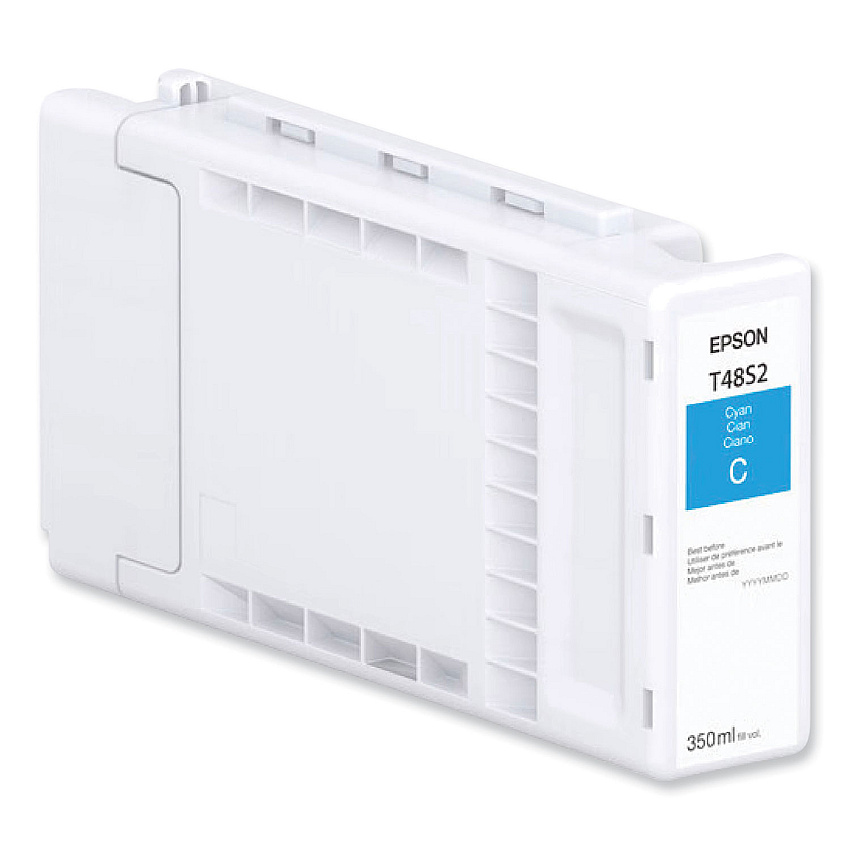 Epson T48S220 (T48S) UltraChrome PRO6 High-Yield Ink, 350 mL, Cyan