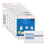 Adams 6-Part W-2 Online Tax Kit, Fiscal Year: 2022, Six-Part Carbonless, 8 x 5.5, 2 Forms/Sheet, 10 Forms Total (22908KIT)