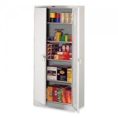Tennsco Deluxe Storage Cabinet, 36w x 24d x 78h, Light Gray (7824LGY)