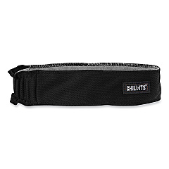 ergodyne Chill-Its 6605 High-Performance Terry Cloth Sweatband, Cotton Terry Cloth, One Size Fits Most, Black (EGO12433)