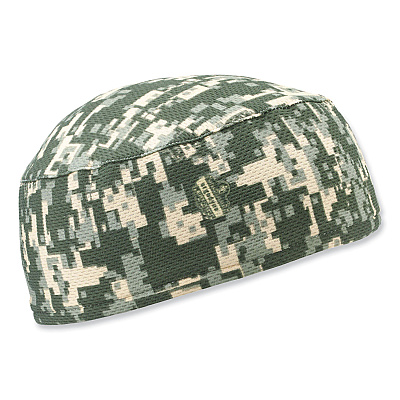 ergodyne Chill-Its 6630 High-Performance Terry Cloth Skull Cap, Polyester, One Size Fits Most, Camo (EGO12507)