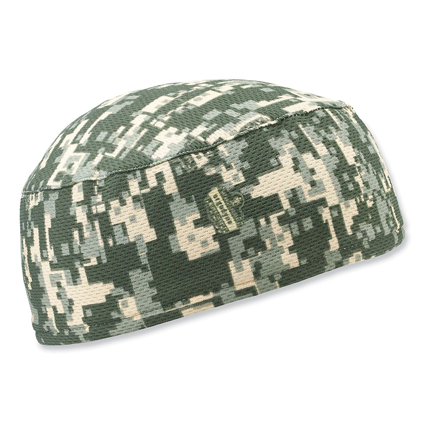ergodyne Chill-Its 6630 High-Performance Terry Cloth Skull Cap, Polyester, One Size Fits Most, Camo (EGO12507)
