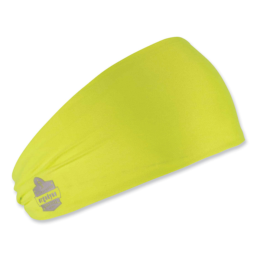 ergodyne Chill-Its 6634 Performance Knit Cooling Headband, Polyester/Spandex, One Size Fits Most, Lime (EGO12703)
