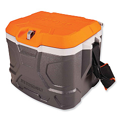 ergodyne Chill-Its 5170 17-Quart Industrial Hard Sided Cooler, Orange/Gray (EGO13170)