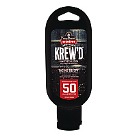 ergodyne Krewd 6352 SPF 50 Sunscreen Lotion, 1.5 oz Bottle, Includes 12 Bottles (EGO16632)