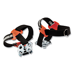 ergodyne Trex 6315 Strap-On Heel Ice Cleats, Medium/Large, Black, Pair (EGO16777)