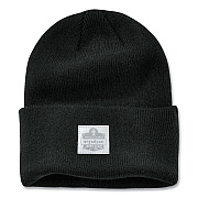 ergodyne N-Ferno 6806 Cuffed Rib Knit Winter Hat, One Size Fits Most, Black (EGO16808)