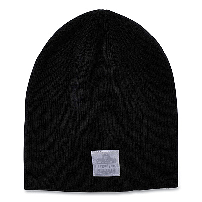 ergodyne N-Ferno 6812 Rib Knit Beanie, One Size Fits Most, Black (EGO16812)