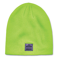 ergodyne N-Ferno 6812 Rib Knit Beanie, One Size Fits Most, Lime (EGO16813)