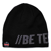 ergodyne N-Ferno 6819BT Be Tenacious Beanie, One Size Fits Most, Charcoal (EGO16819BT)