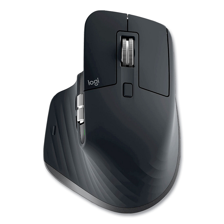 Logitech MX Master 3S Performance Wireless Mouse, 2.4 GHz Frequency/32 ft Wireless Range, Right Hand Use, Black (LOG910006556)