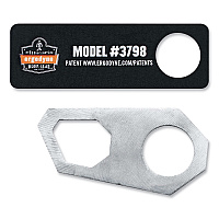 ergodyne Squids 3798 Pneumatic Tool Trap Bracket, 3 x 6 x 0.13 (EGO19798)