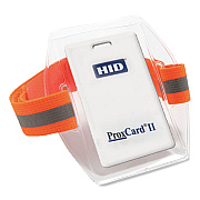 ergodyne Squids 3386 Arm Band ID Badge Holder, Horizontal, 4 x 2.5, Orange (EGO19951)