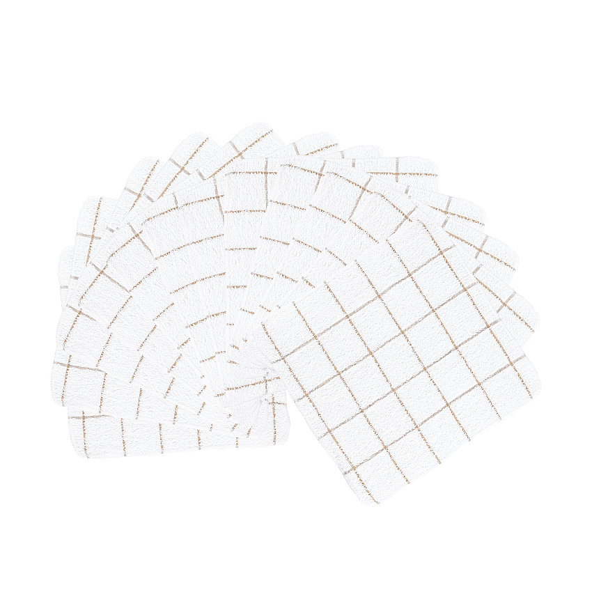 Cooks Linen Dishcloth 12x12 Tan, Case Of 144 (DISH-TAN-CS)