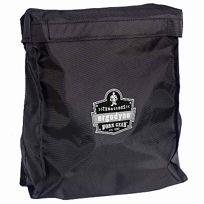 ergodyne Arsenal 5183 Full Mask Respirator Bag with Hook-and-Loop Closure, 9.5 x 4 x 12, Black (EGO13183)