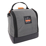ergodyne Arsenal 5185 Full Respirator Bag with Zipper Magnetic Closure, 5.5 x 9.5 x 9.5, Gray (EGO13185)