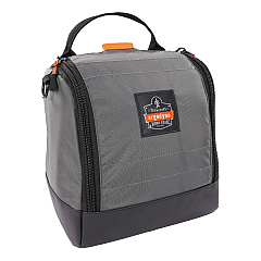 ergodyne Arsenal 5185 Full Respirator Bag with Zipper Magnetic Closure, 5.5 x 9.5 x 9.5, Gray (EGO13185)