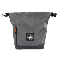 ergodyne Arsenal 5186 Full Respirator Bag with Roll Top Closure, 7.5 x 13.5 x 13.5, Gray (EGO13186)