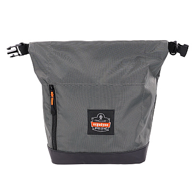ergodyne Arsenal 5186 Full Respirator Bag with Roll Top Closure, 7.5 x 13.5 x 13.5, Gray (EGO13186)