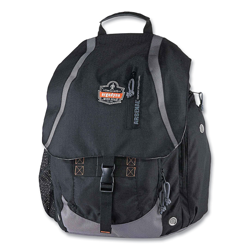 ergodyne Arsenal 5143 General Duty Gear Backpack, 8 x 15 x 19, Black (EGO13043)